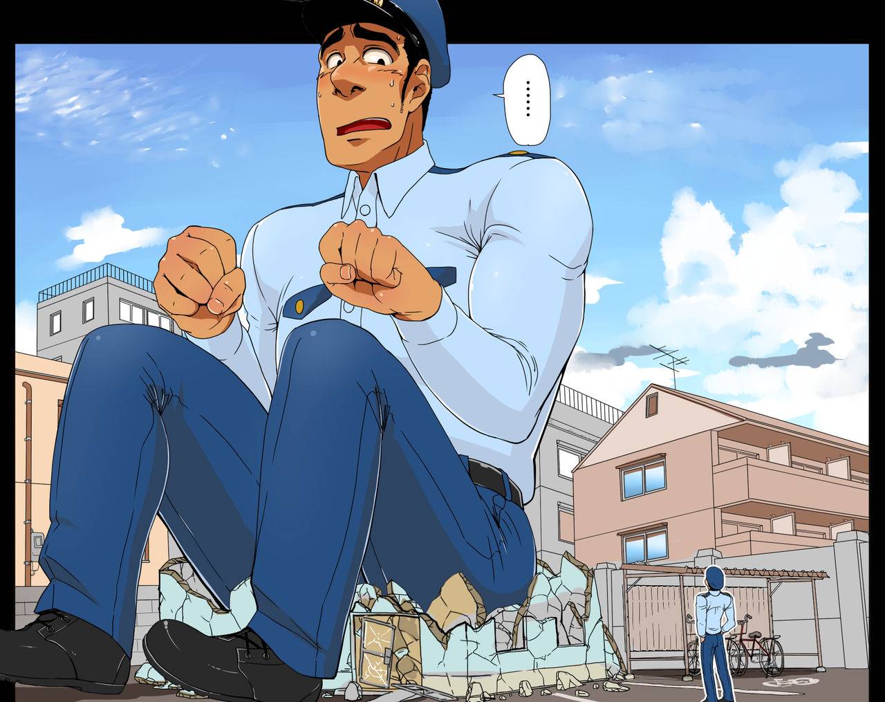 gakuranmanchijimetaro-giant-policeman-free-version-giant-male-comic