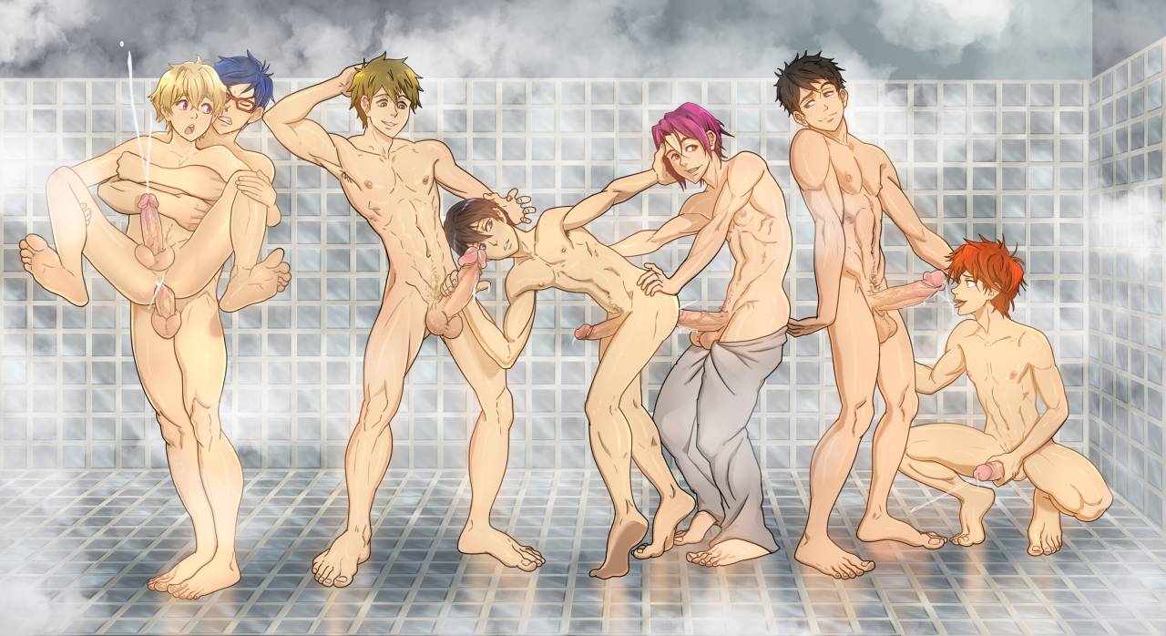 Yaoi pinup makoto tachibana rin matsuoka sosuke yamazaki