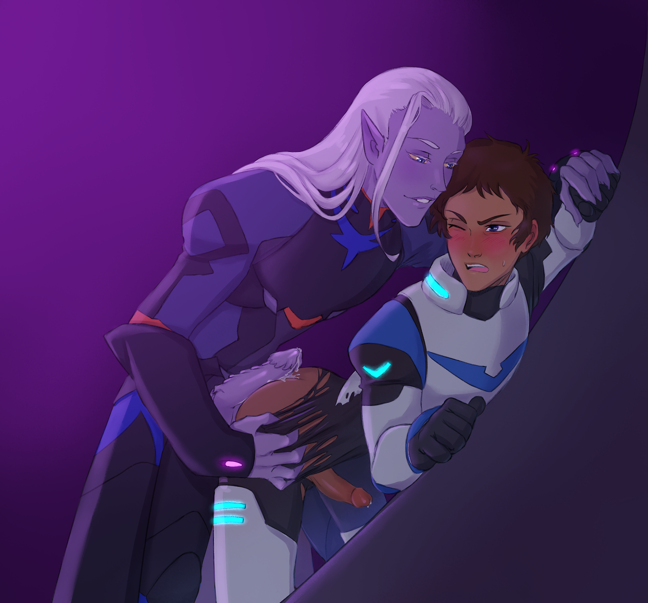 galra+lance mcclain+prince lotor 