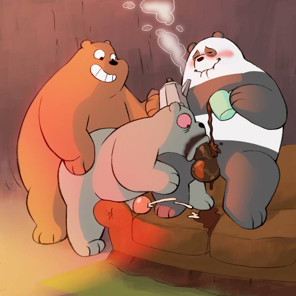 grizzly (character)+ice bear+panda (character) .