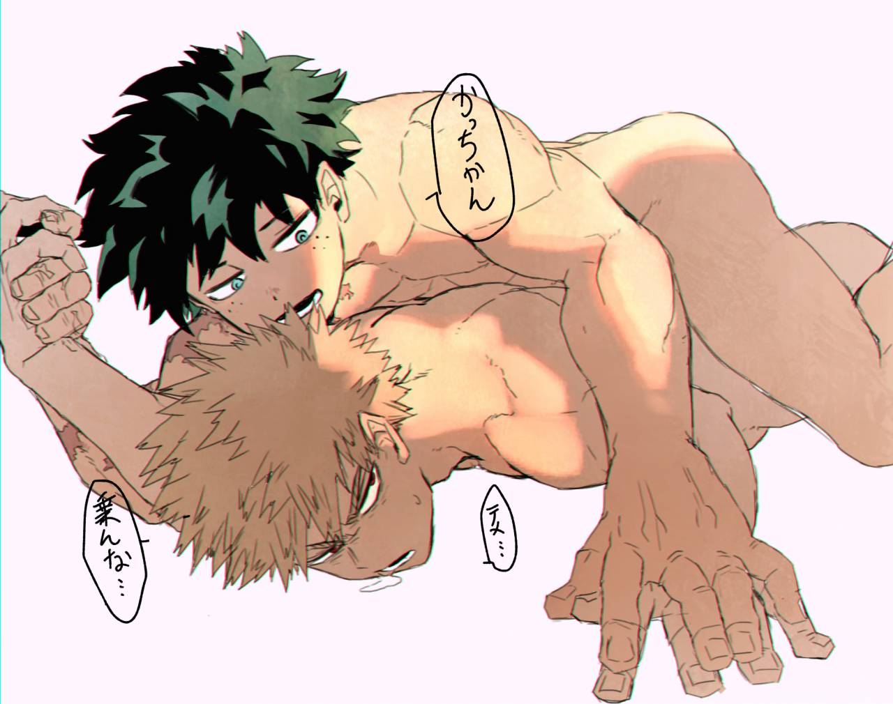 Yaoi pinup izuku midoriya+katsuki bakugou