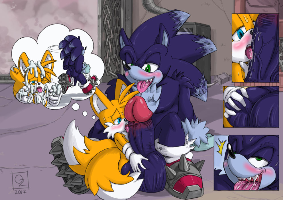 sonic the werehog+tails.