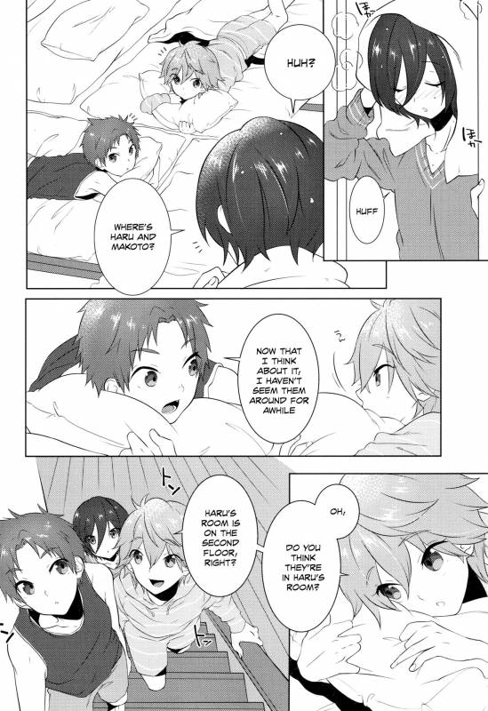 (Splash!Hi 2) [MEMExile (Memeo)] Pajama de Ojama (High☆Speed! -Free! Starting Days-) [Engl_04