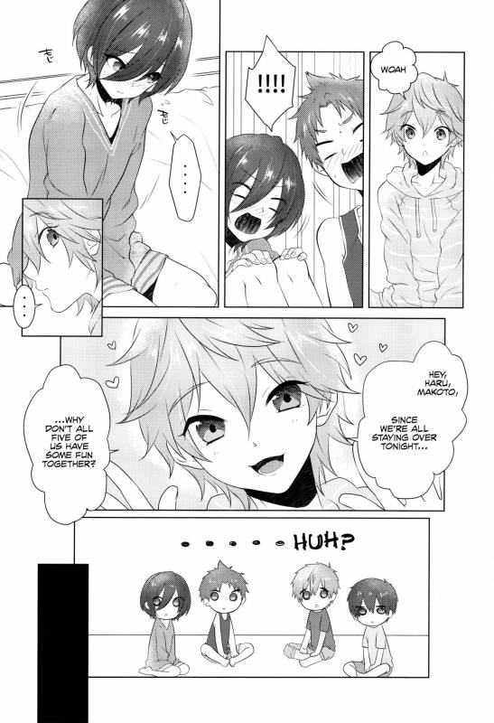 (Splash!Hi 2) [MEMExile (Memeo)] Pajama de Ojama (High☆Speed! -Free! Starting Days-) [Engl_09