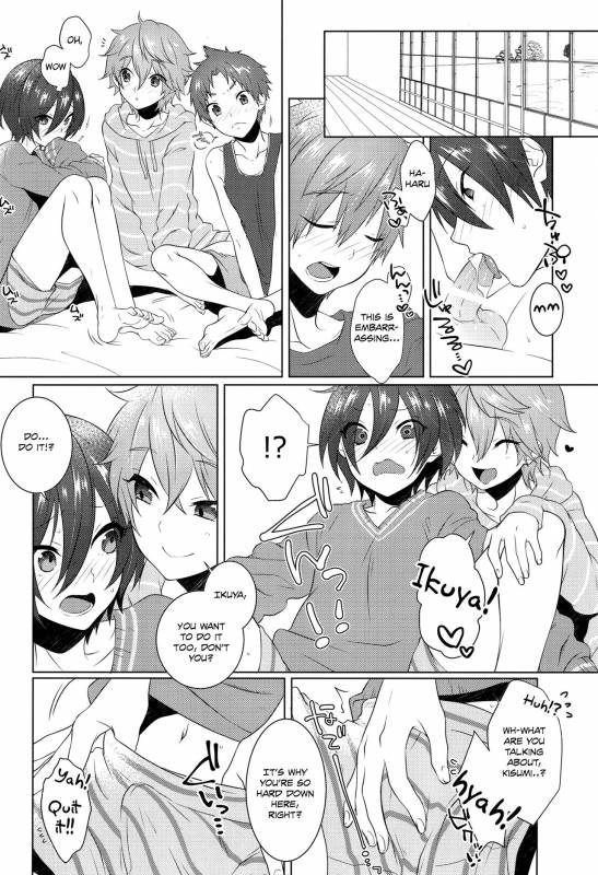 (Splash!Hi 2) [MEMExile (Memeo)] Pajama de Ojama (High☆Speed! -Free! Starting Days-) [Engl_10