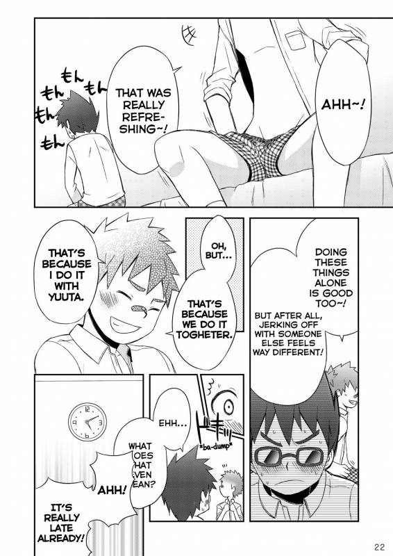 [Drum-kan (Kine)] Daiki-kun to Yuuta-kun. [Jou] [English] [Yuuta's Blog] [Digital]_22