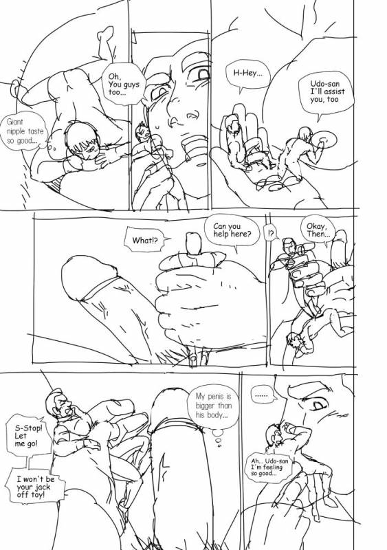 [GakuranmanChijimetaro] Giant Policeman - Free version (giant male comic)_32