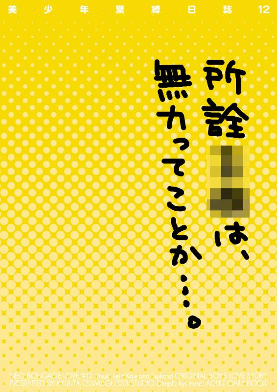 [Studio Dimple (Tsumugi Kyuuta)] Bishounen Kinbaku Nisshi 12 [Digital]_71