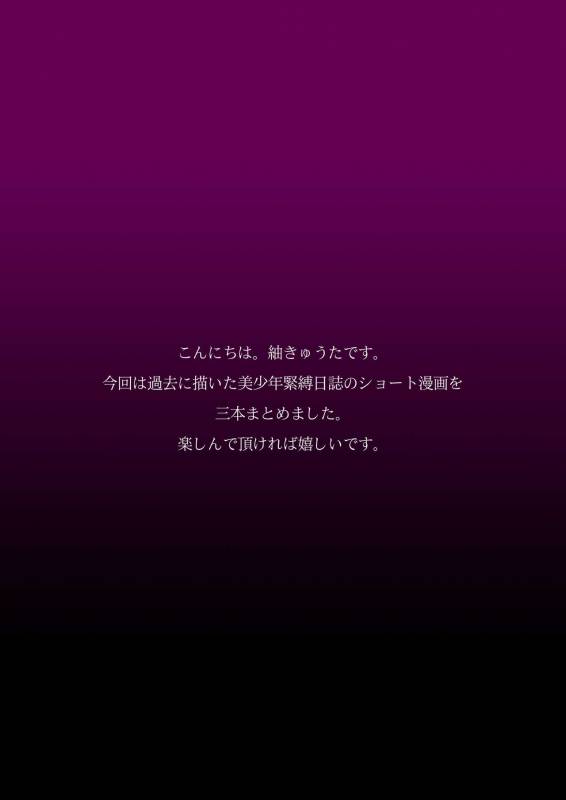 [Studio Dimple (Tsumugi Kyuuta)] Bishounen Kinbaku Nisshi Tanhenshuu [Digital]_01