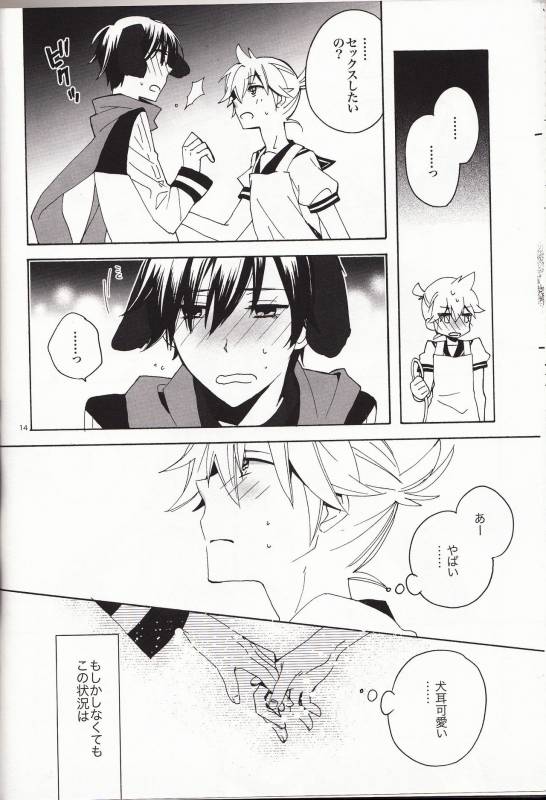 (C82) [U.ZOO (Yuzucky)] Ichinichi Wanko! Taikenban (VOCALOID)_12