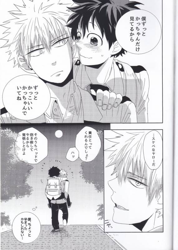 (C89) [Nasuo] Ecchi na Boku wa Kimi no Sei (My Hero Academia)_27