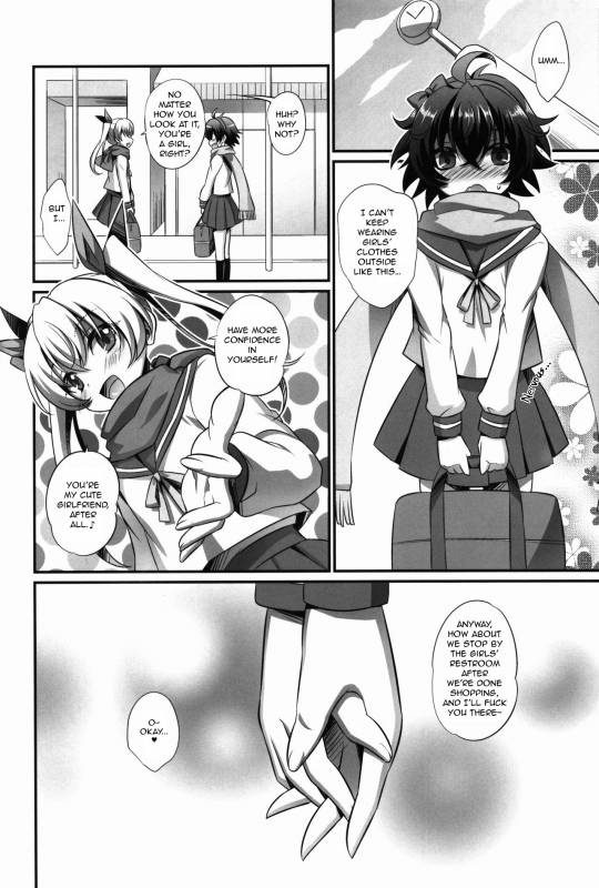 (C91) [HEATWAVE (Kaitou Yuuhi)] Kimi ga Kanojo♂ ni Narunda yo!  Please Be My Girlfrie_22