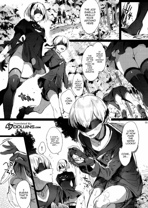 (C92) [Kuromisakaijou (Ikezaki Misa)] Ningyou Yuugi (NieR_Automata) [English] {doujins.com}_03