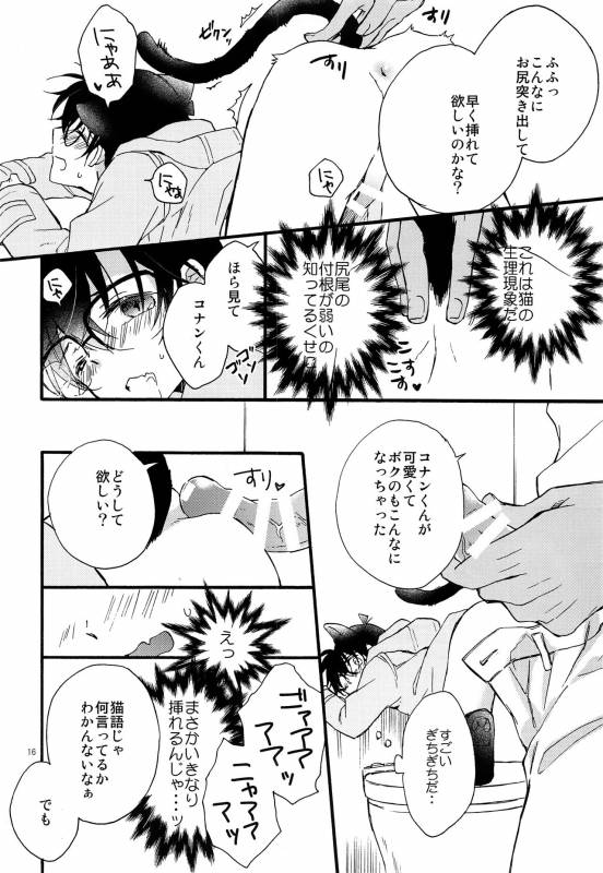 (C93) [Jagaimo Potato (Suehiro Yoshiyuki)] Kimi wa Kawaii Boku no Kitty (Detective Conan)_14