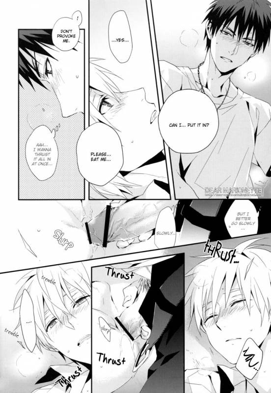 (CCTokyo132) [inumog (Fujino, Marumo)] Tabeteshimaitai (Kuroko no Basuke) [English] [Dear Mario_13