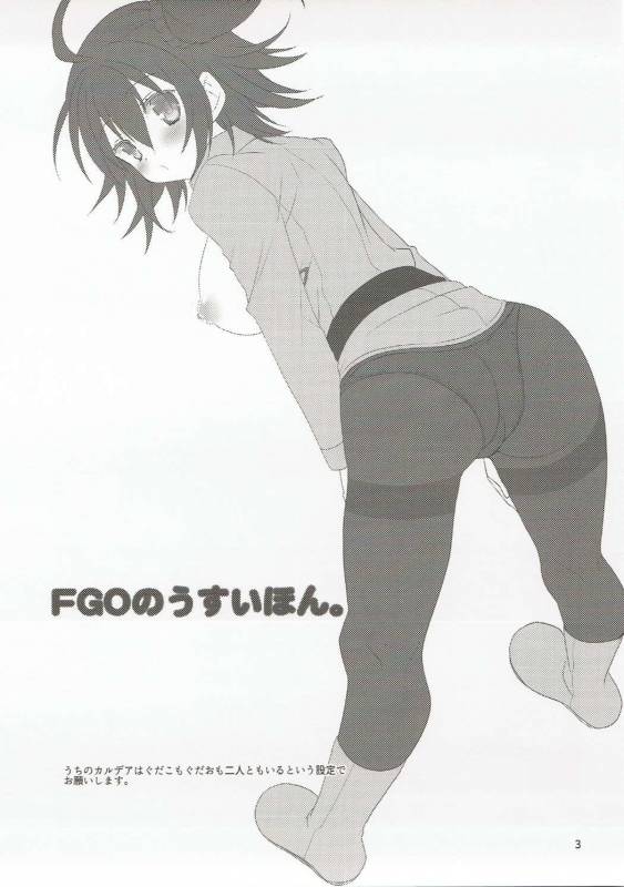 (CT29) [Nekomarudow (Tadima Yoshikadu)] FGO no Usui Hon. (FateGrand Order)_01