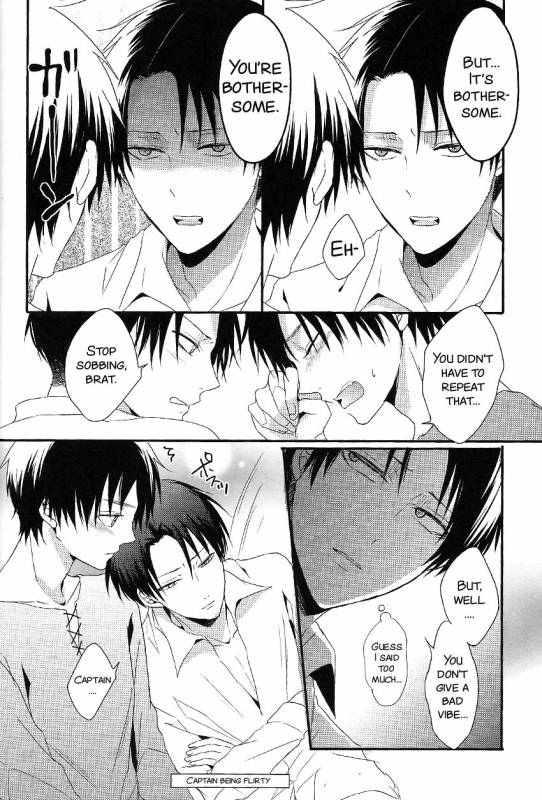 (Chousa Heidan no Renai Jijou) [UNAP! (Maine)] I give heart to you (Shingeki no Kyojin) [Eng_25