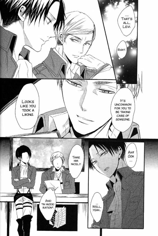 (Chousa Heidan no Renai Jijou) [UNAP! (Maine)] I give heart to you (Shingeki no Kyojin) [Eng_29