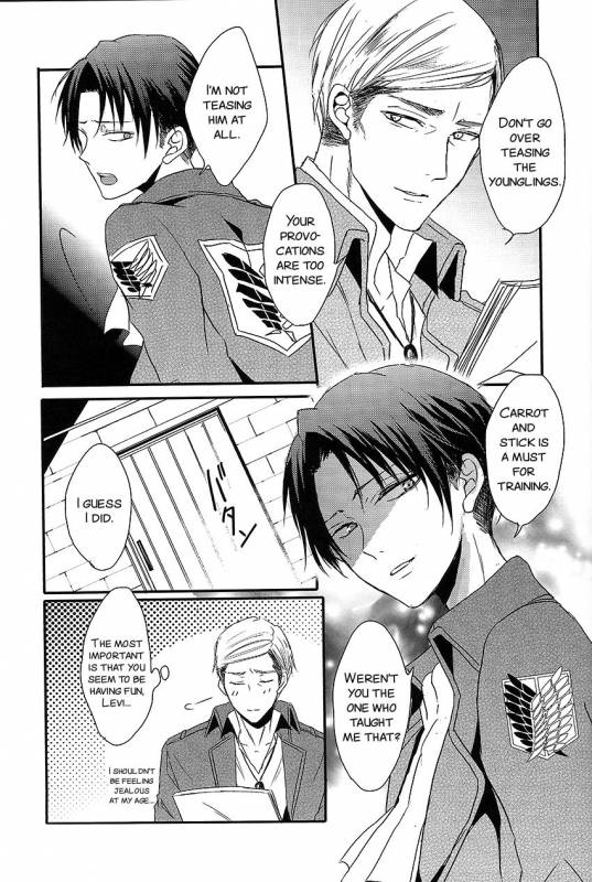 (Chousa Heidan no Renai Jijou) [UNAP! (Maine)] I give heart to you (Shingeki no Kyojin) [Eng_32