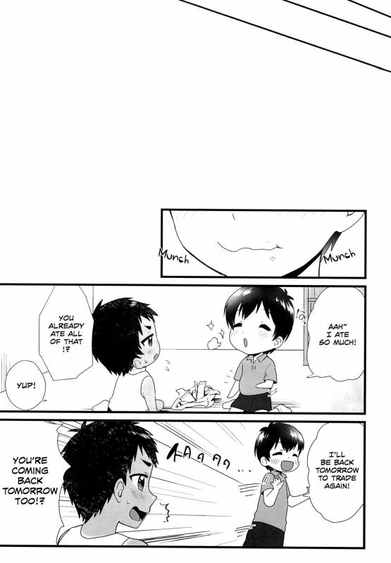 (J.GARDEN 42) [Ziploc (Yamachan)] Futari to Trade [English] {Shotachan}_11