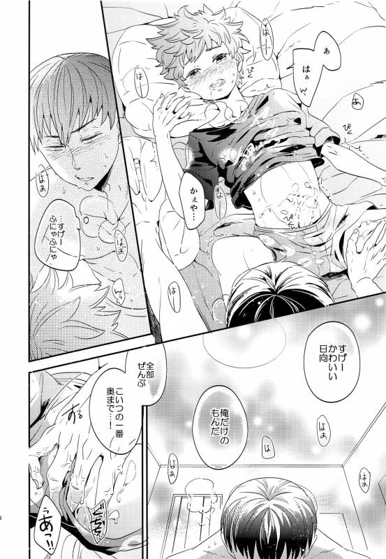 (SPARK10) [LOBATT (Waroko)] Zenbu Marugoto Ore no Mono (Haikyuu!!)_16