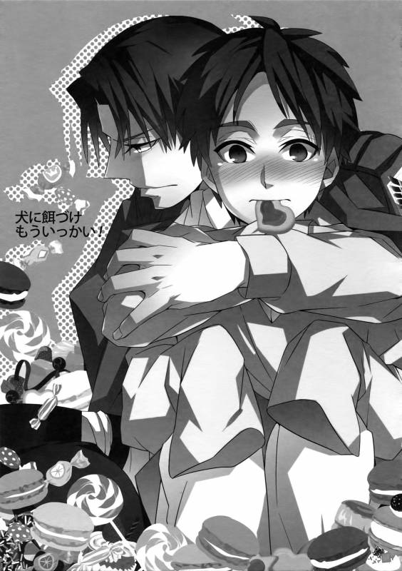 (SPARK8) [Crazy9 (Ichitaka)] Inu ni Ezuke Mou Ikkai! (Shingeki no Kyojin)_01