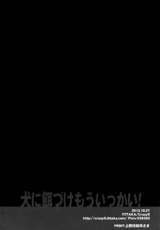 (SPARK8) [Crazy9 (Ichitaka)] Inu ni Ezuke Mou Ikkai! (Shingeki no Kyojin)_26
