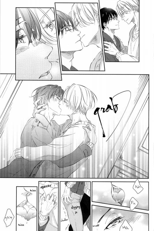 (SUPER26) [Hoshikuzudots (Akita)] sekai de ichiban no bokutachi no ai (Yuri!!! on ICE) [English]_14