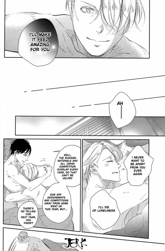 (SUPER26) [Hoshikuzudots (Akita)] sekai de ichiban no bokutachi no ai (Yuri!!! on ICE) [English]_21