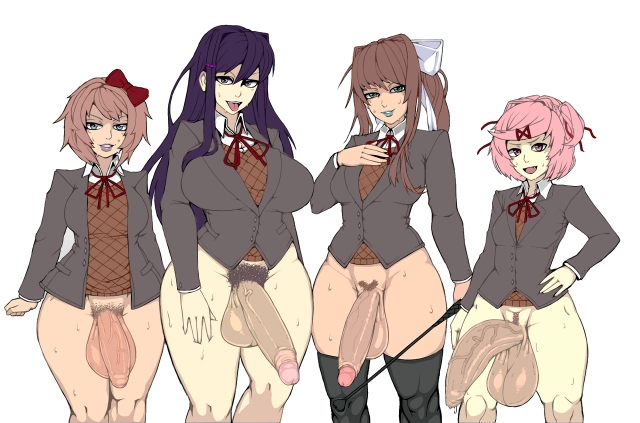 HentaiQueens Doujinshi monika+natsug- (doki doki literature club)+sayorg- (doki  doki literature club)+yuo- (doki doki literature club)