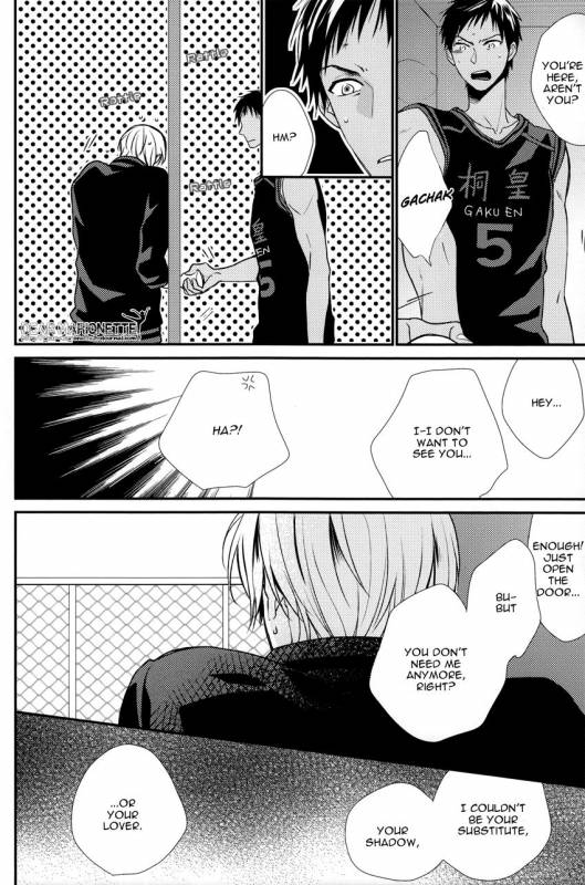 (Shadow Trickster 3) [Hagi (Shiramatsu)] Torikago no Uchuu (Kuroko no Basuke) [English] [De_15