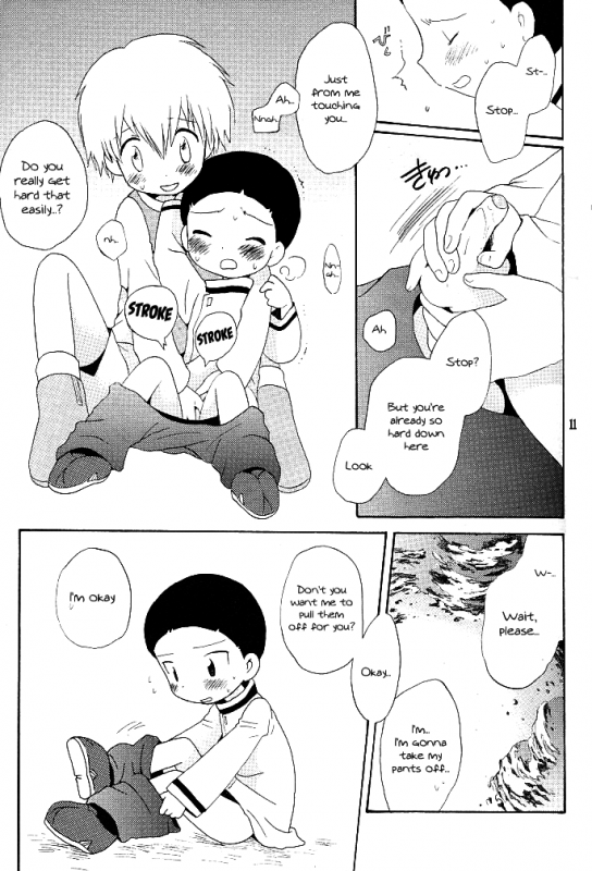 (Shota Collection) [Kuruguru DNA (Hoshiai Hilo)] MISSING LINK (Digimon Adventure) [English] {_10