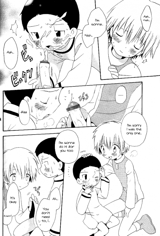(Shota Collection) [Kuruguru DNA (Hoshiai Hilo)] MISSING LINK (Digimon Adventure) [English] {_13