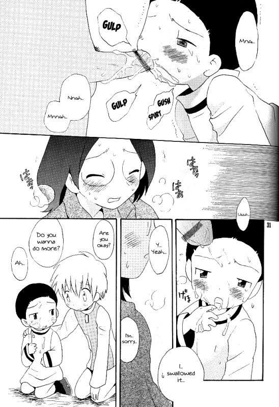 (Shota Collection) [Kuruguru DNA (Hoshiai Hilo)] MISSING LINK (Digimon Adventure) [English] {_30