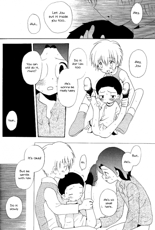 (Shota Collection) [Kuruguru DNA (Hoshiai Hilo)] MISSING LINK (Digimon Adventure) [English] {_31