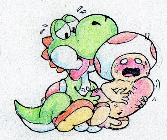 toad+toad (mario)+yoshi