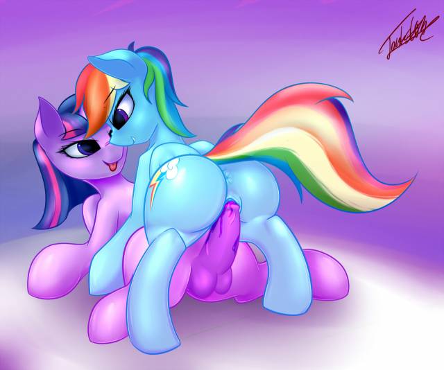 rainbow dash (mlp)+twilight sparkle (mlp)