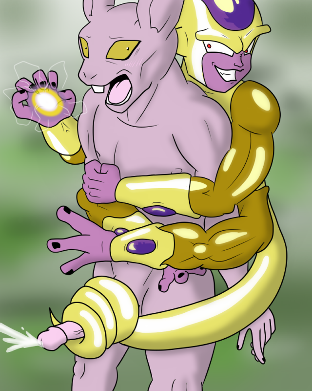 dyspo (dragon ball super)+frieza+golden frieza