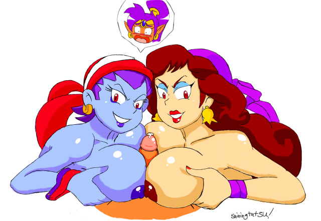 captain syrup+risky boots+shantae (character)