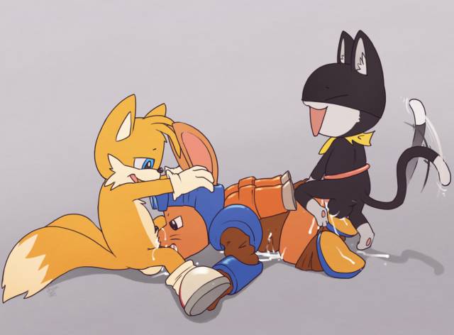 morgana (persona)+sparkster+tails