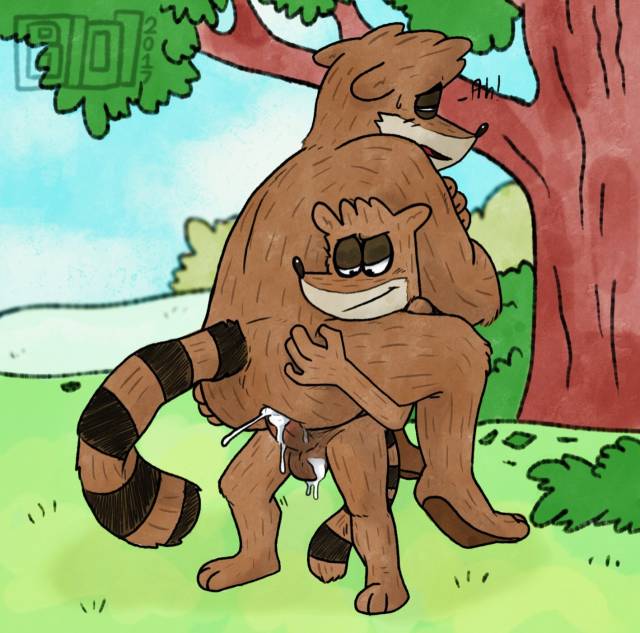 don (regular show)+rigby