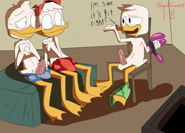 dewey duck+huey duck+louie duck