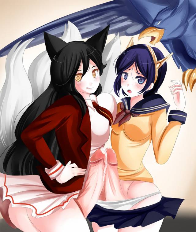 academy ahri+academy quinn+ahri+quinn