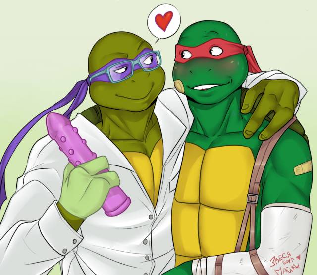 donatello (tmnt)+raphael (tmnt)