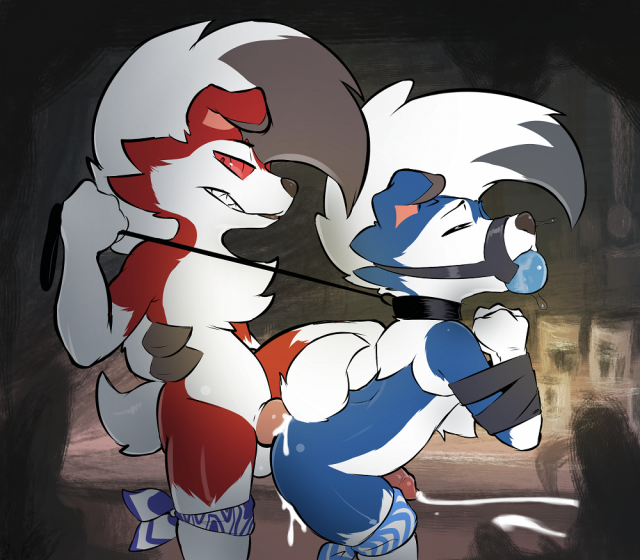 lycanroc+midnight lycanroc+original character