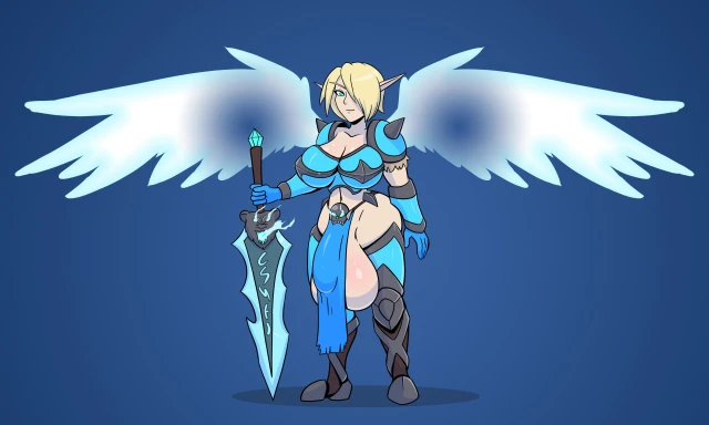 blood elf+death knight+high elf+messa polarpaw+original character+val'kyr