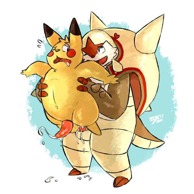 chesnaught+pikachu