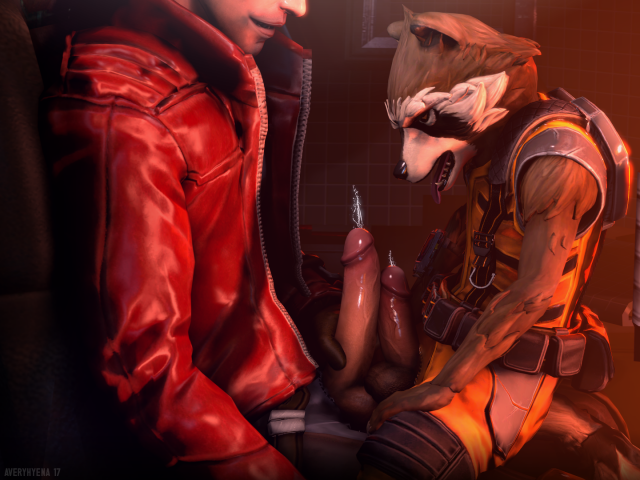 peter quill+rocket raccoon