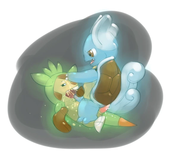 chespin+wartortle