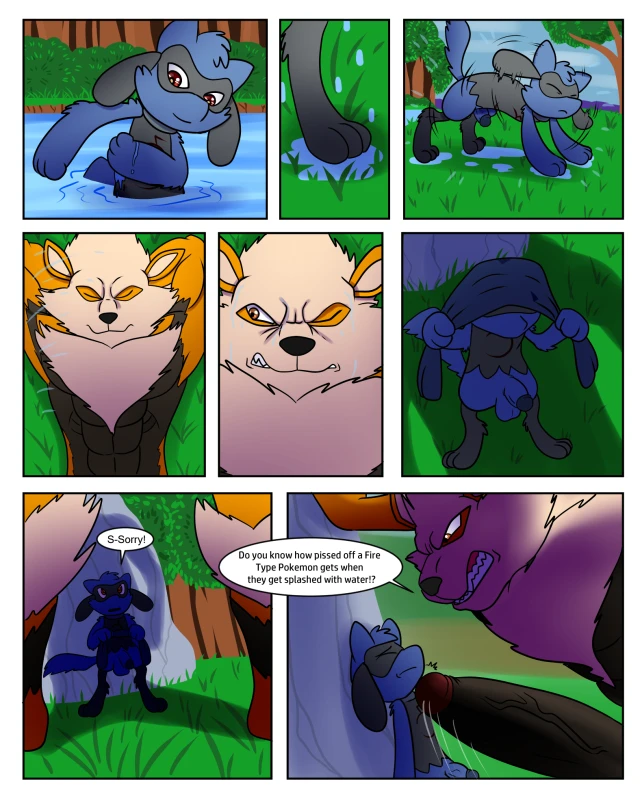 arcanine+riolu